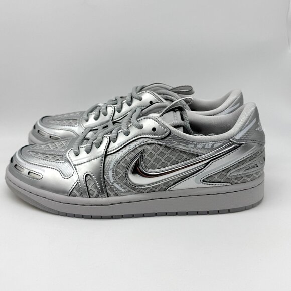 Air Jordan 1 Low Womens Method of Make V3 Silver Sz 10 New Shoes HQ2186-002 - Picture 3 of 12